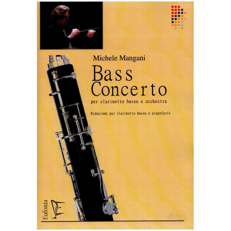 Mangani Michele Bass Concerto per clarinetto basso e orchestra per clarinetto basso e pianoforte dc musicshop